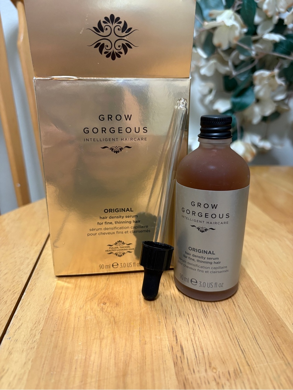 Grow Gorgeous ORIGINAL Hair Density Serum,90ml/3oz, BNIB,For Fine, Thinning Hair